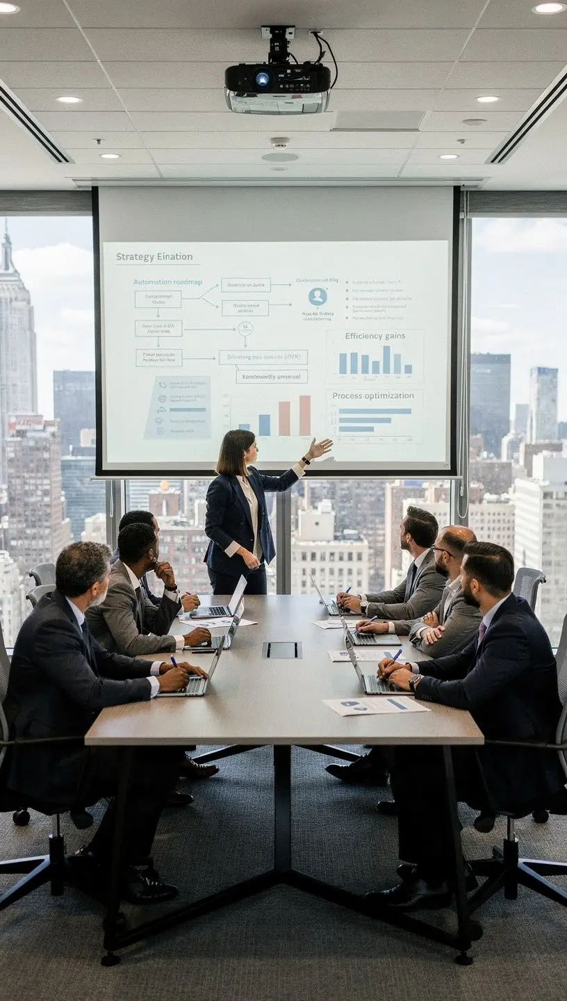 Modern office workspace