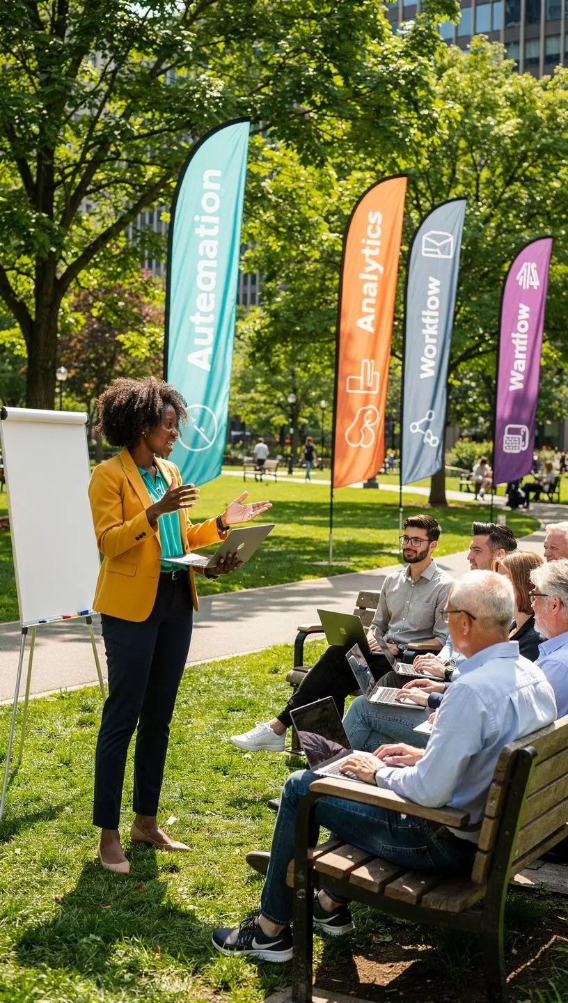 Professional team collaboration